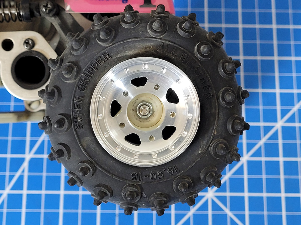 Front & Rear Aluminum Outer Wheel Cover Plate Tamiya 1/10 Sand Scorcher Grasshopper Frog Hornet