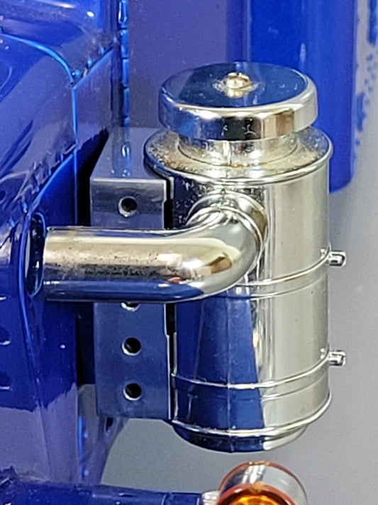 Pair Side Aluminum Air Cleaner Tank Bracket Mounting Mount for Tamiya 1/14 King Hauler Grand Hauler