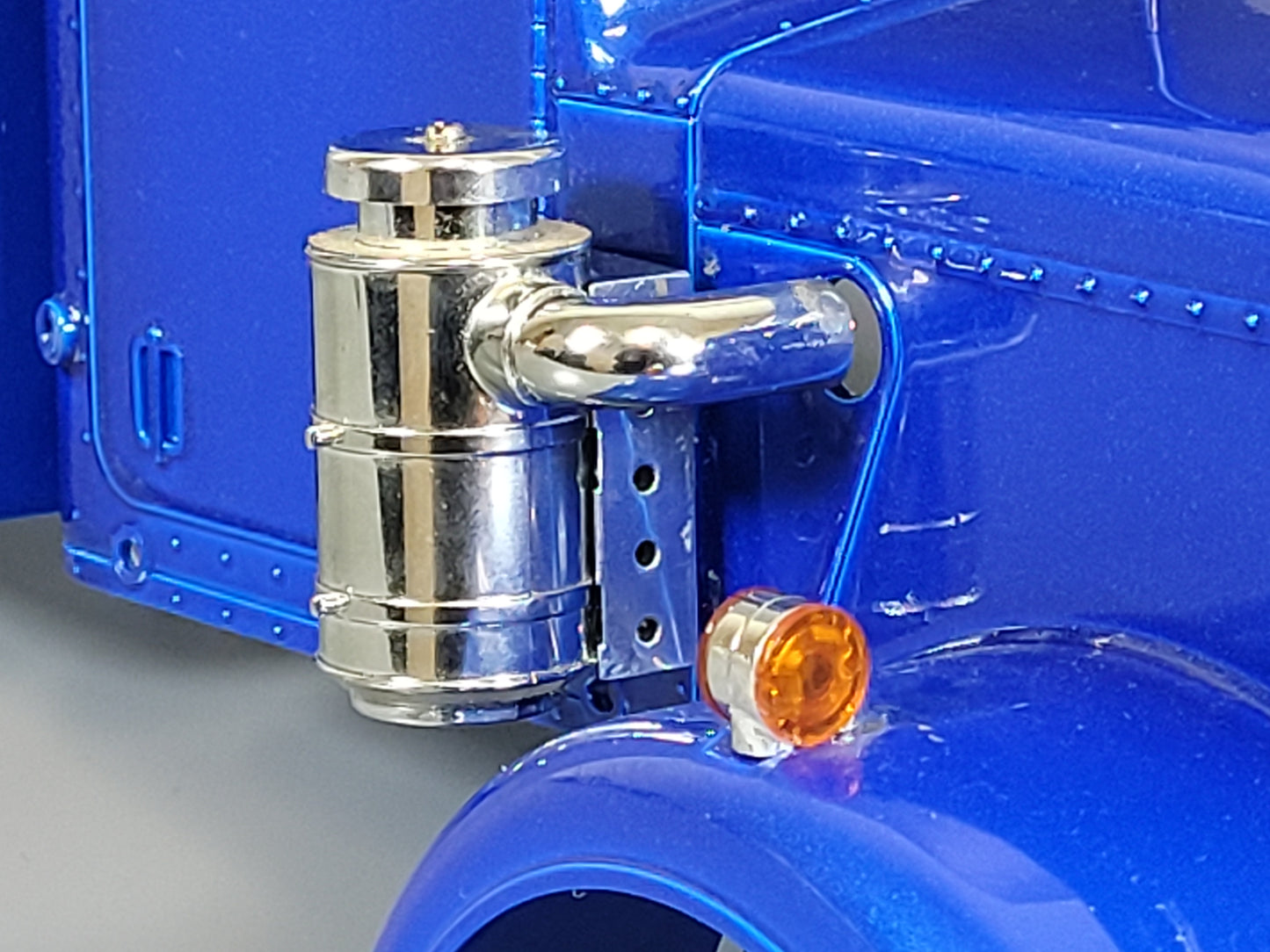 Pair Side Aluminum Air Cleaner Tank Bracket Mounting Mount for Tamiya 1/14 King Hauler Grand Hauler