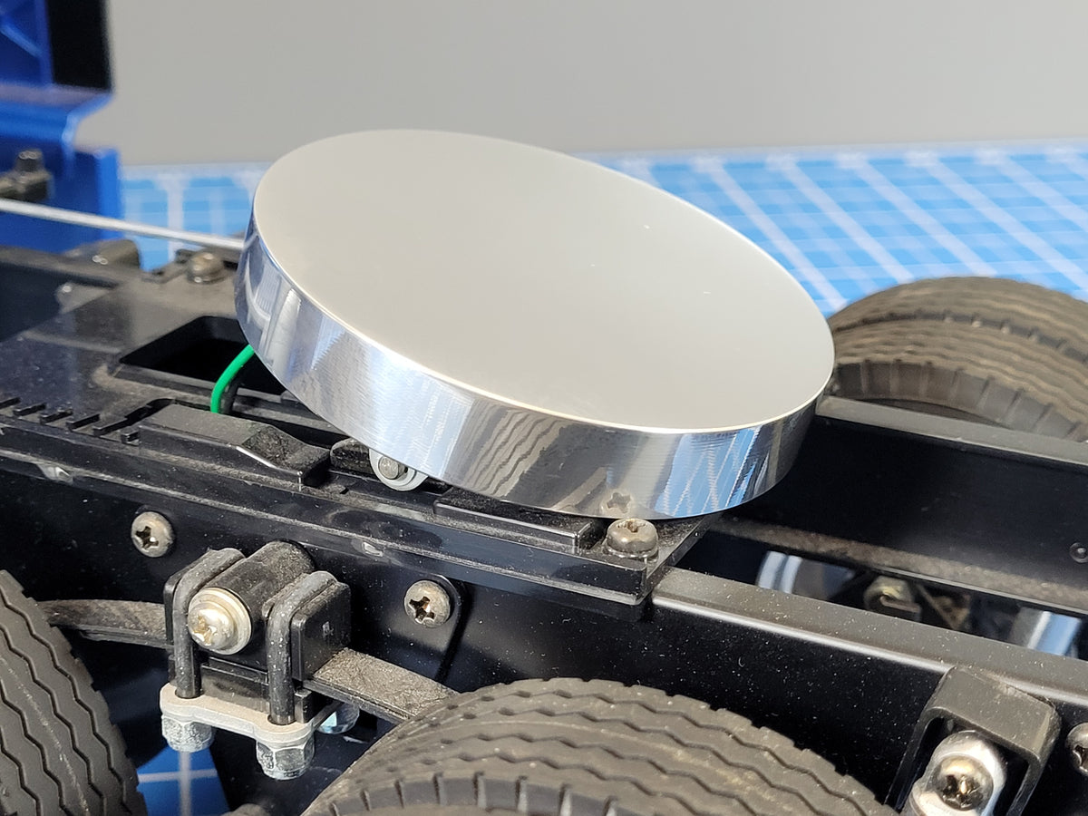 5th Aluminum Wheel Coupling Round Cover Tamiya RC 1/14 King Knight Grand Hauler Globeliner Scania Cascadia Volvo