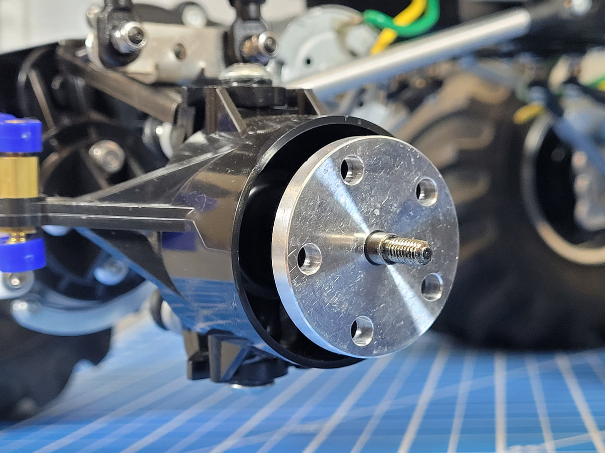 Pair Aluminum -2mm Offset Wheel hub Adapter Tamiya 1/10 Clodbuster Bullhead