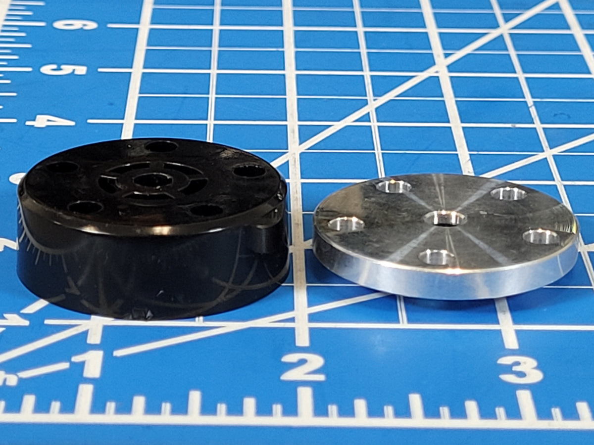 Pair Aluminum -2mm Offset Wheel hub Adapter Tamiya 1/10 Clodbuster Bullhead