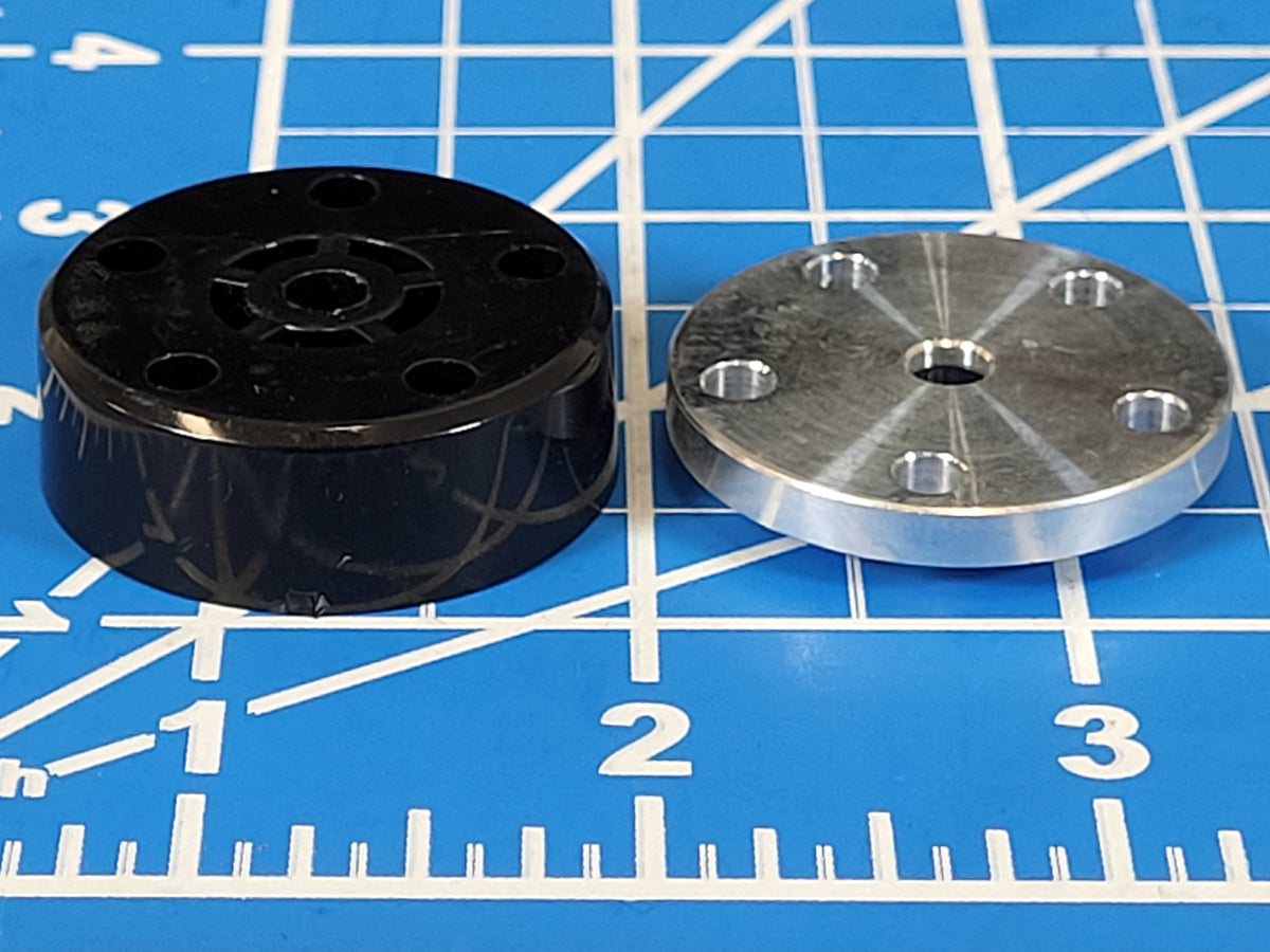 Pair Aluminum -2mm Offset Wheel hub Adapter Tamiya 1/10 Clodbuster Bullhead