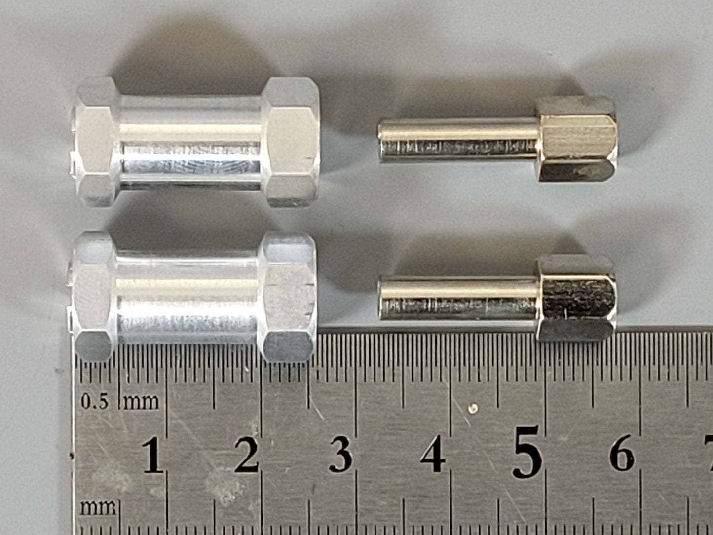 Pair 25mm Aluminum Wheel Hub Wide Spacer Pin Adapter for Tamiya R/C 1/10 Crawler 12mm Hex TT01 TT02 CC01 CR01 Chassis
