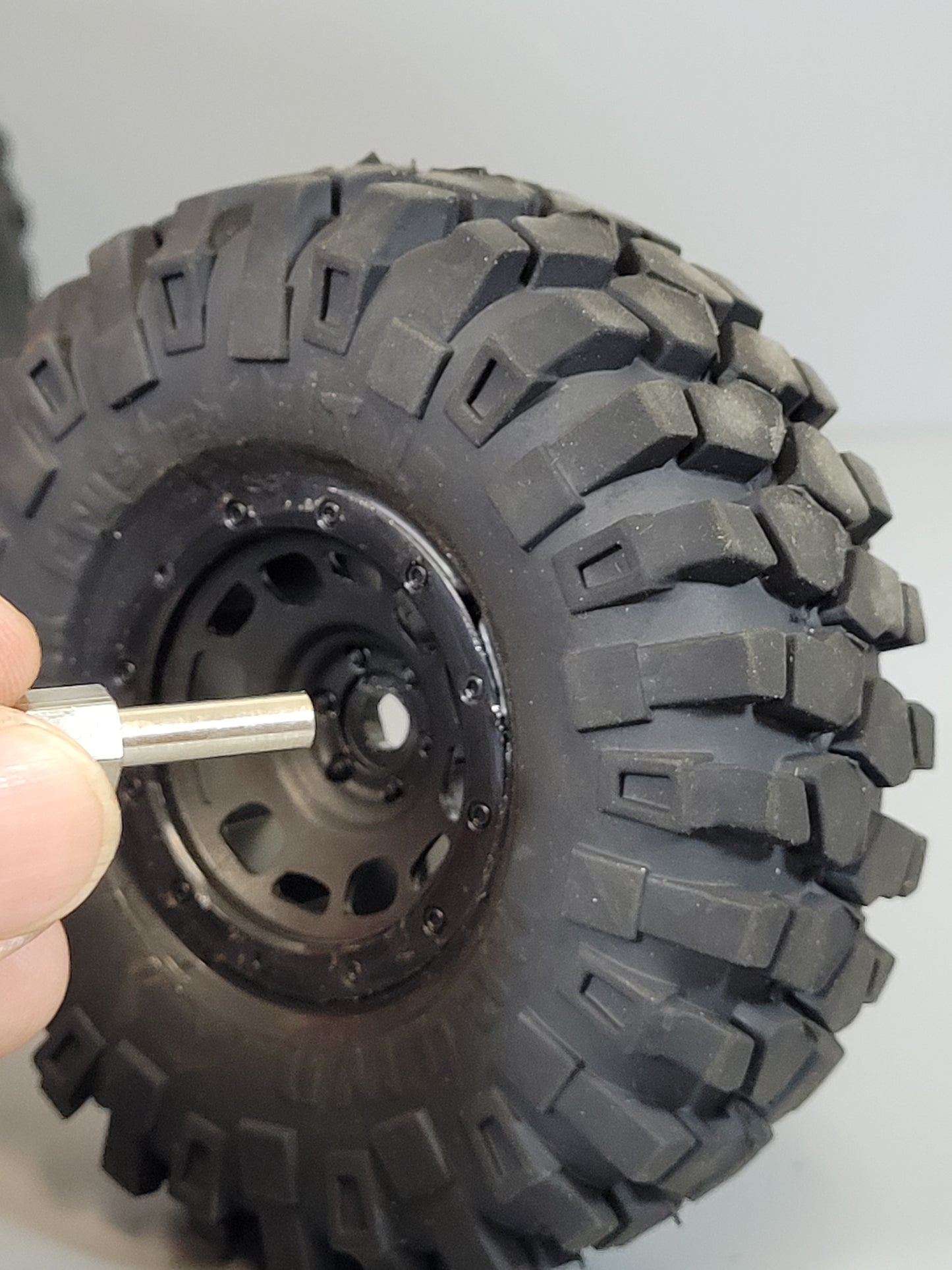 New 2x Pair 25mm Aluminum Wheel Hub Extension Wide Spacer Rim Adapter for Tamiya R/C Toy 1/10 Car Truck with 12mm Hex hub