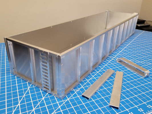 Custom Aluminum Dump Bed ONLY for Tamiya Toy R/C 1/14 Semi Truck Trailer King Hauler Grand Hauler Knight Hauler Globeliner Aeromax Scania Self Built
