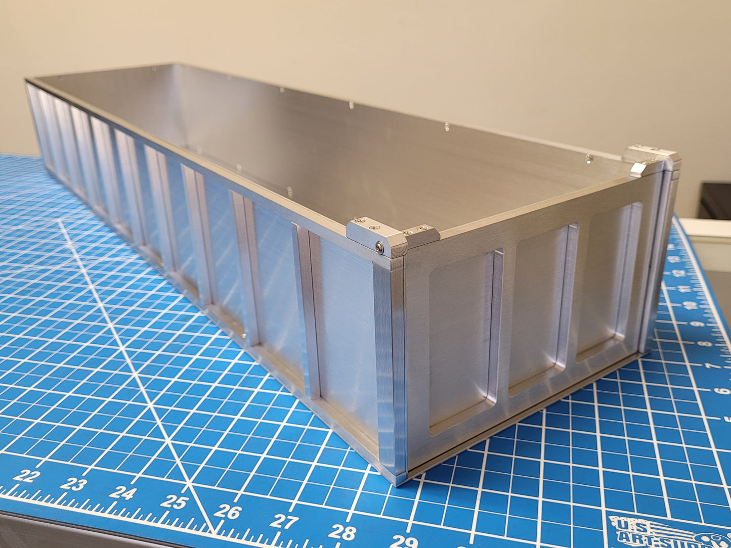 Custom Aluminum Dump Bed ONLY for Tamiya Toy R/C 1/14 Semi Truck Trailer King Hauler Grand Hauler Knight Hauler Globeliner Aeromax Scania Self Built