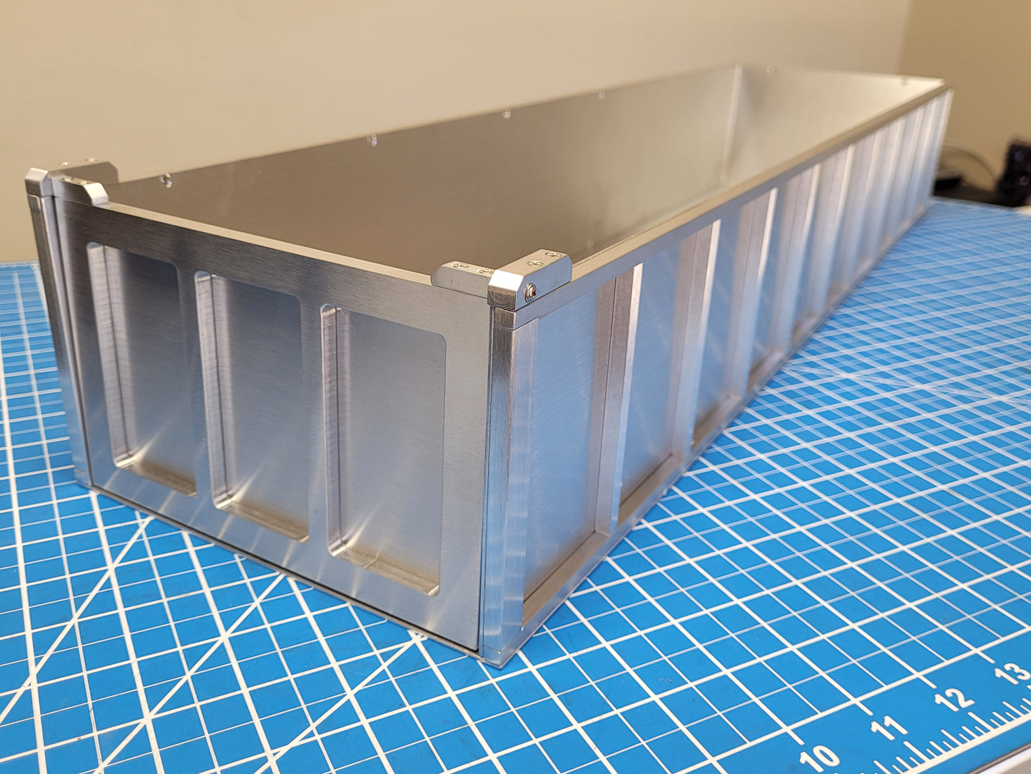 Custom Aluminum Dump Bed ONLY for Tamiya Toy R/C 1/14 Semi Truck Trailer King Hauler Grand Hauler Knight Hauler Globeliner Aeromax Scania Self Built