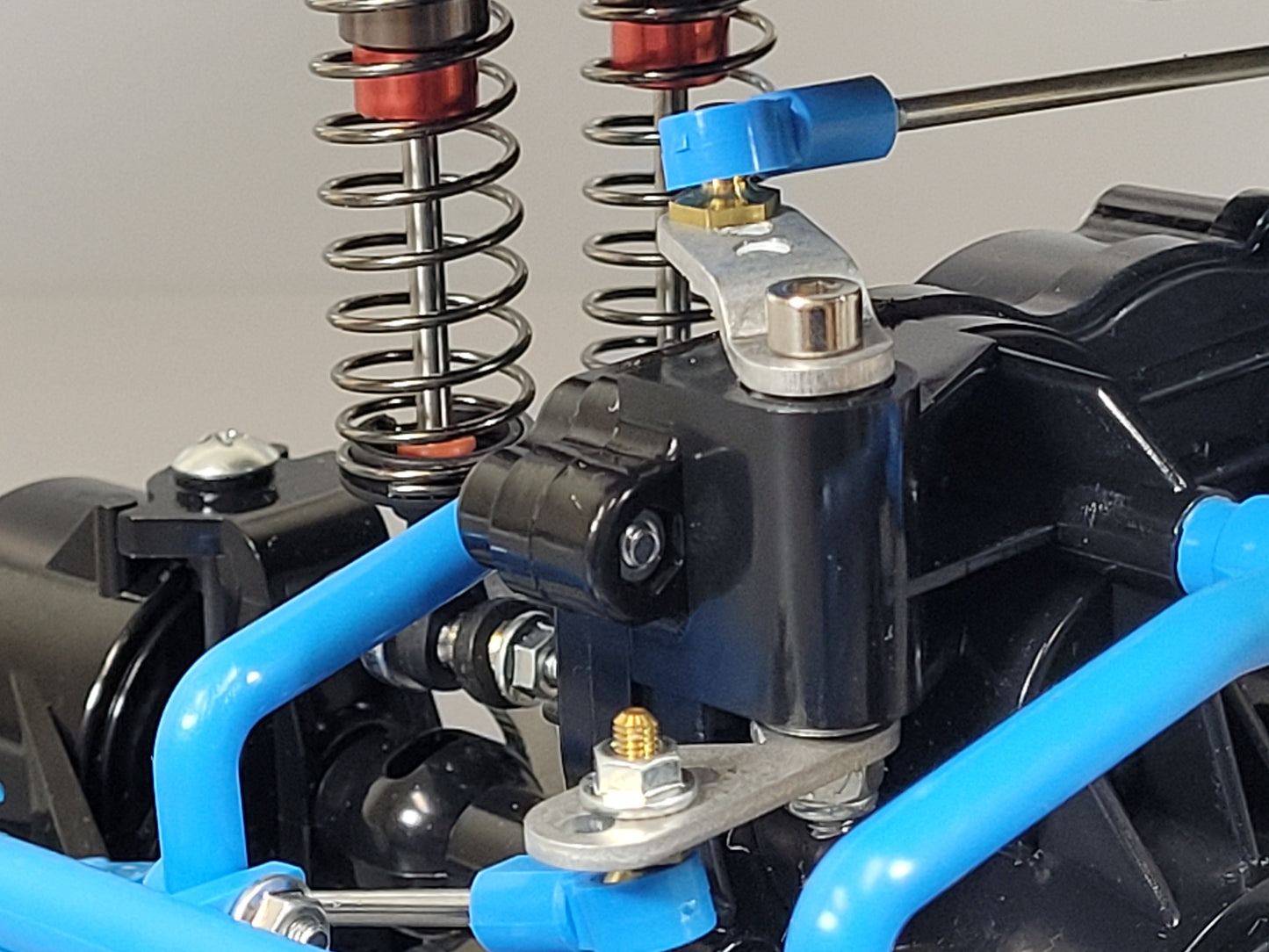 Front and Rear Aluminum Steering Linkage Arm Kit for Tamiya R/C 1/10 Super Clodbuster Bullhead