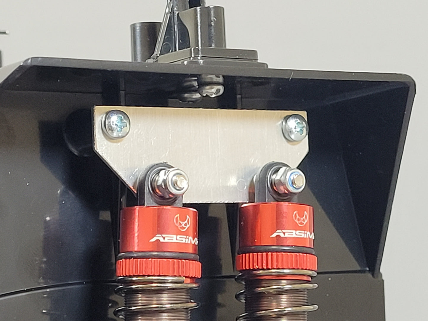 Aluminum Suspension Shock Lift Mount Plate Bracket 4 Pcs for Tamiya R/C 1/10 Bullhead Super Clodbuster