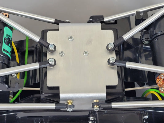 Aluminum Lower Protection Chassis Plate Brace Bracket for Tamiya 1/10 R/C Bullhead Super Clodbuster