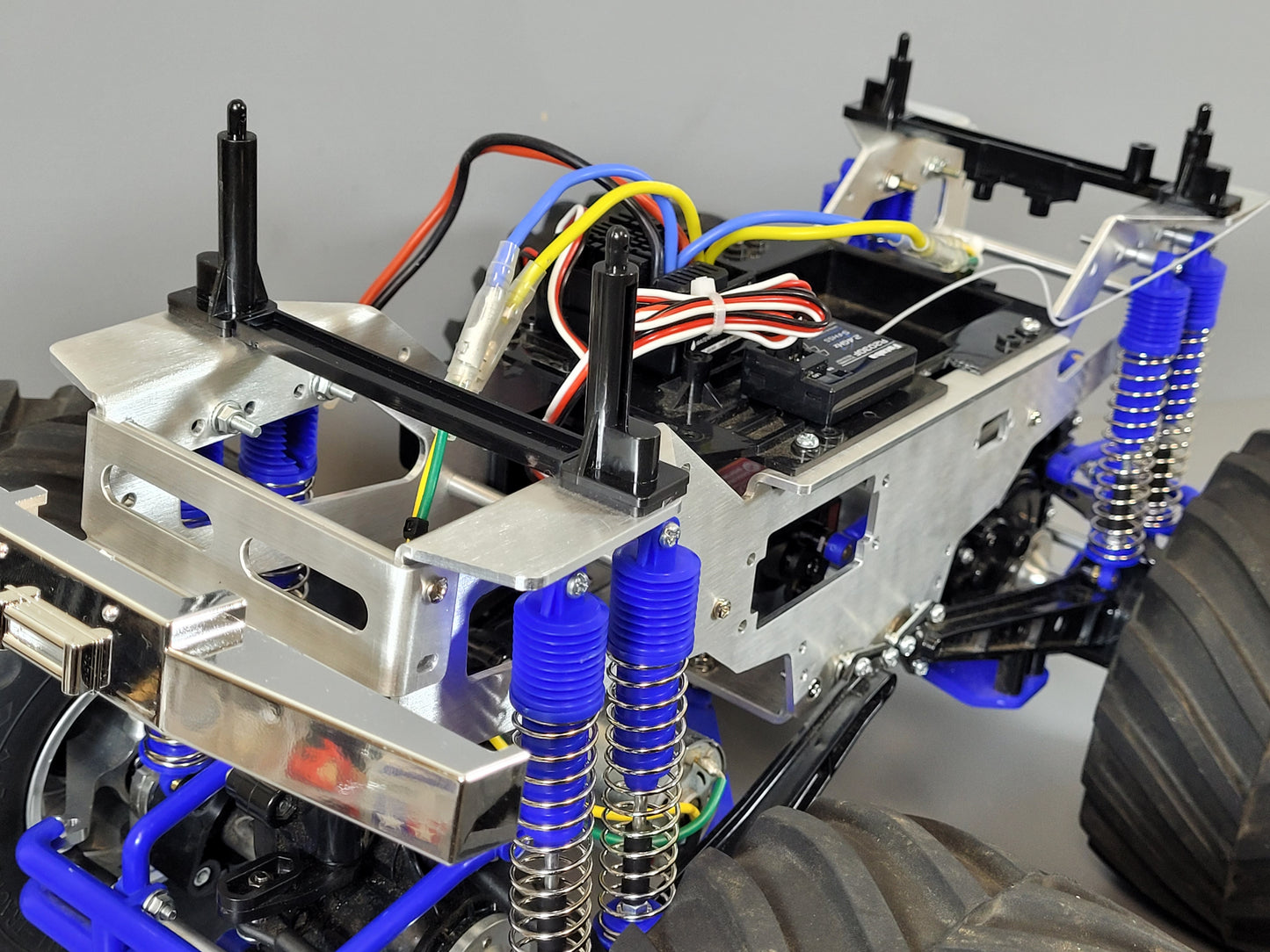 Aluminium Chassis Frame for Tamiya R/C 1/10 Clodbuster Bullhead Super Clod Buster
