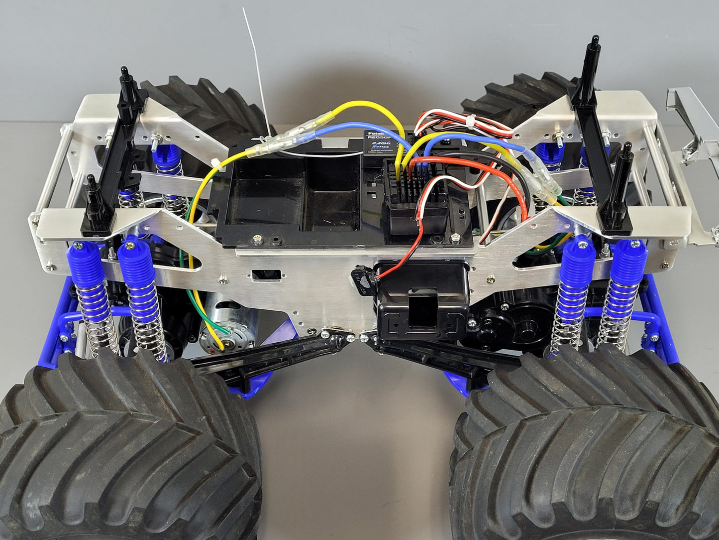 Aluminium Chassis Frame for Tamiya R/C 1/10 Clodbuster Bullhead Super Clod Buster