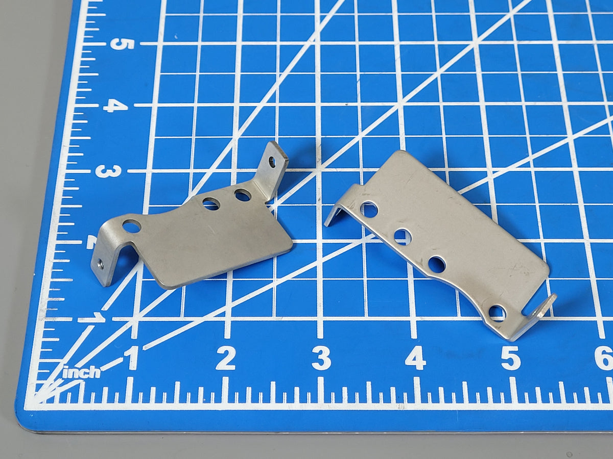 Pair Aluminum Axle Stay Mounting Bracket Plate Tamiya 1/10 R/C Bullhead Clodbuster