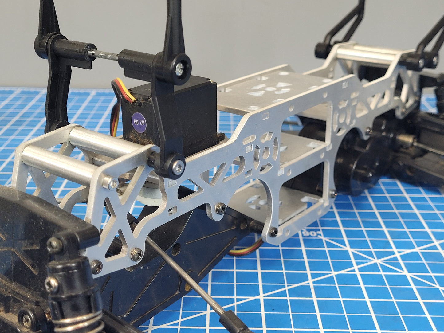 Custom Aluminum Chassis Frame Tamiya 1/10 WT-01 Wild Dagger Blackfoot III Devil