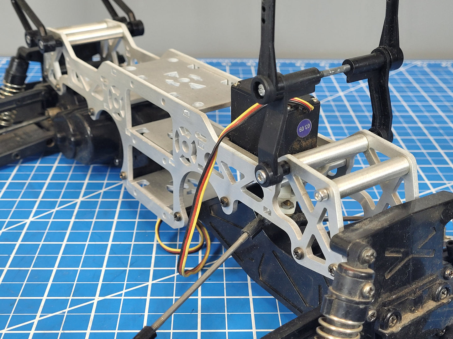 Custom Aluminum Chassis Frame Tamiya 1/10 WT-01 Wild Dagger Blackfoot III Devil