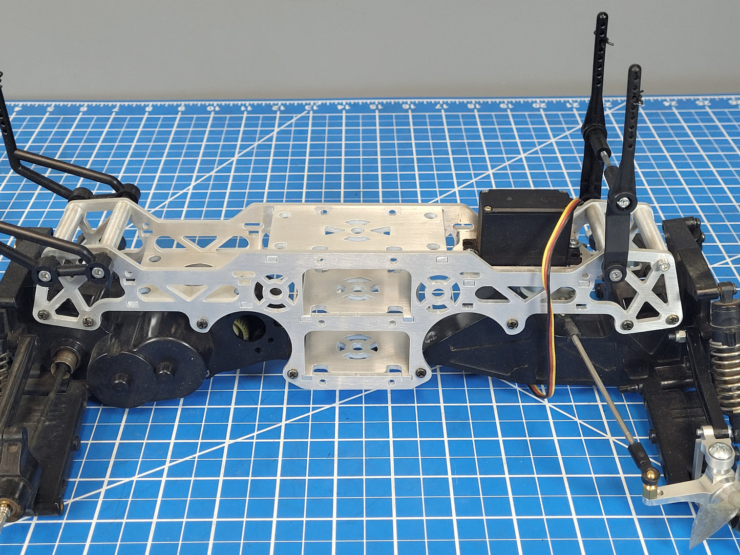 Custom Aluminum Chassis Frame Tamiya 1/10 WT-01 Wild Dagger Blackfoot III Devil
