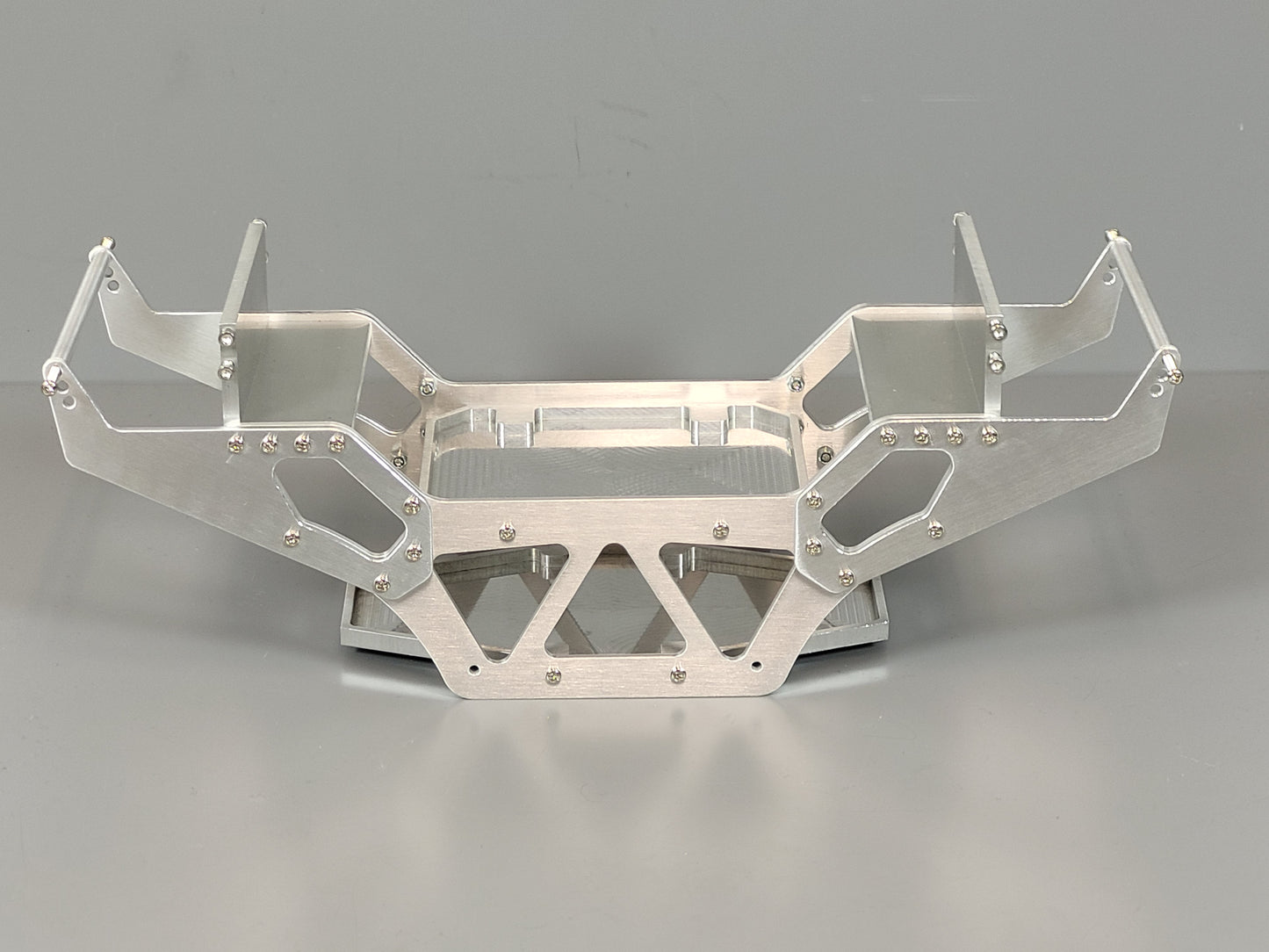 Custom Aluminum Chassis Frame Base Style for Tamiya R/C 1/10 Super Clodbuster Bullhead Crawler