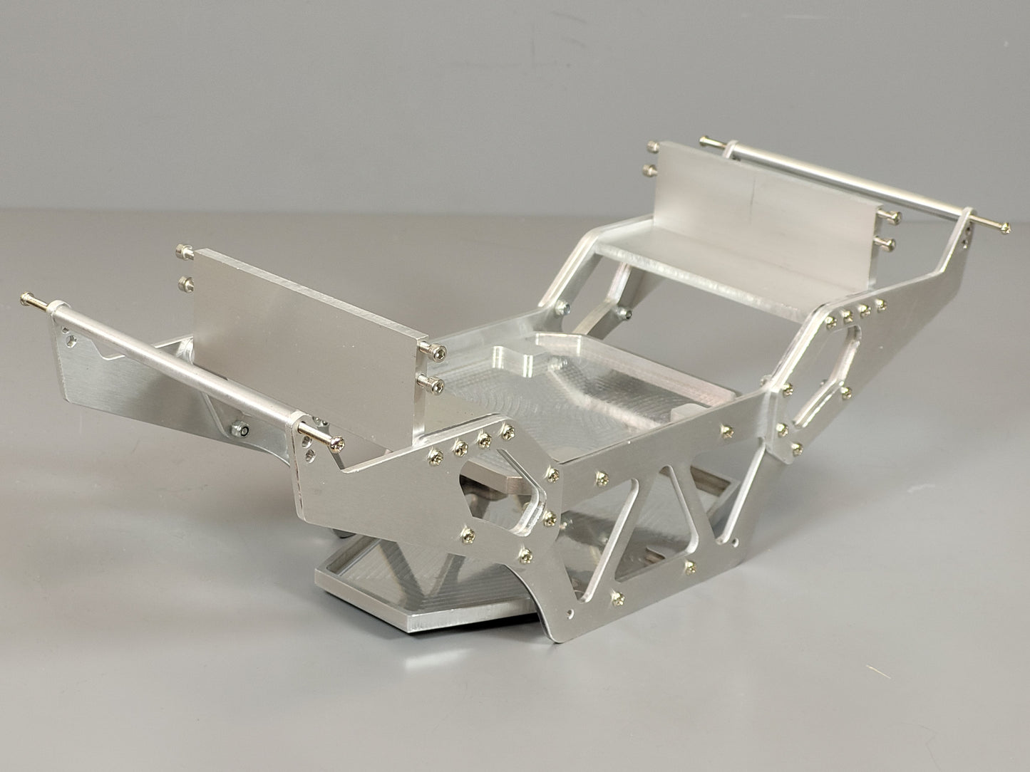 Custom Aluminum Chassis Frame Base Style for Tamiya R/C 1/10 Super Clodbuster Bullhead Crawler