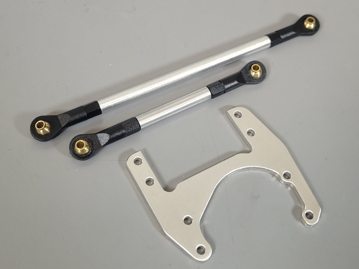 Front Steering Relocate Mount Kit for Tamiya 1/10 R/C Toy Toyota Hilux Tundra Ford F350