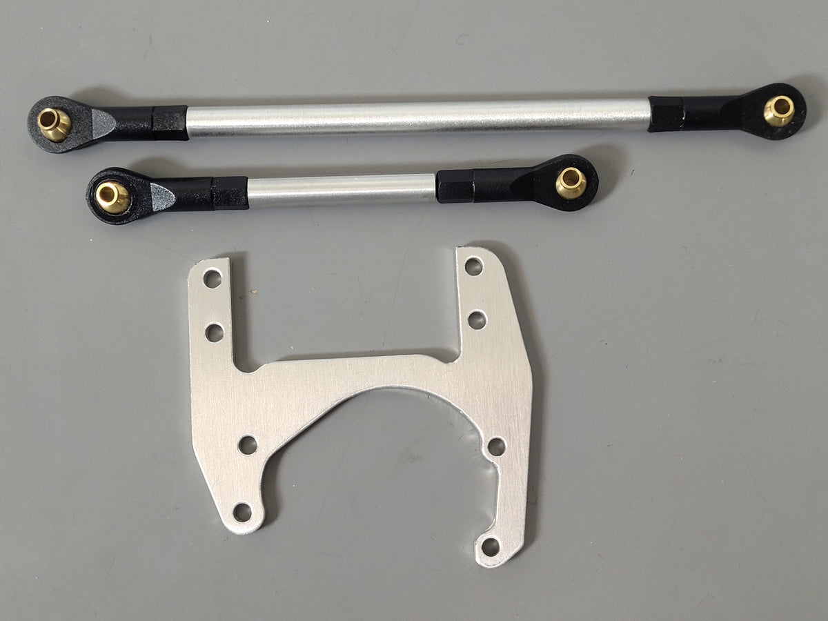Front Steering Relocate Mount Kit for Tamiya 1/10 R/C Toy Toyota Hilux Tundra Ford F350