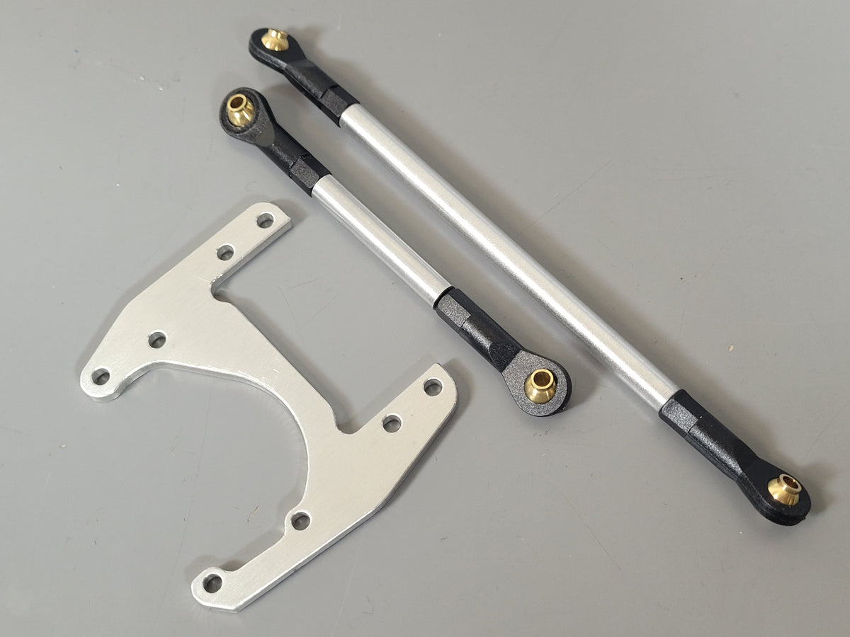 Front Steering Relocate Mount Kit for Tamiya 1/10 R/C Toy Toyota Hilux Tundra Ford F350
