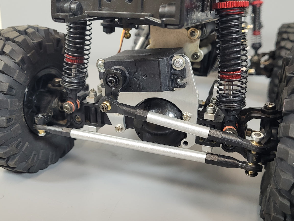 Front Steering Relocate Mount Kit for Tamiya 1/10 R/C Toy Toyota Hilux Tundra Ford F350
