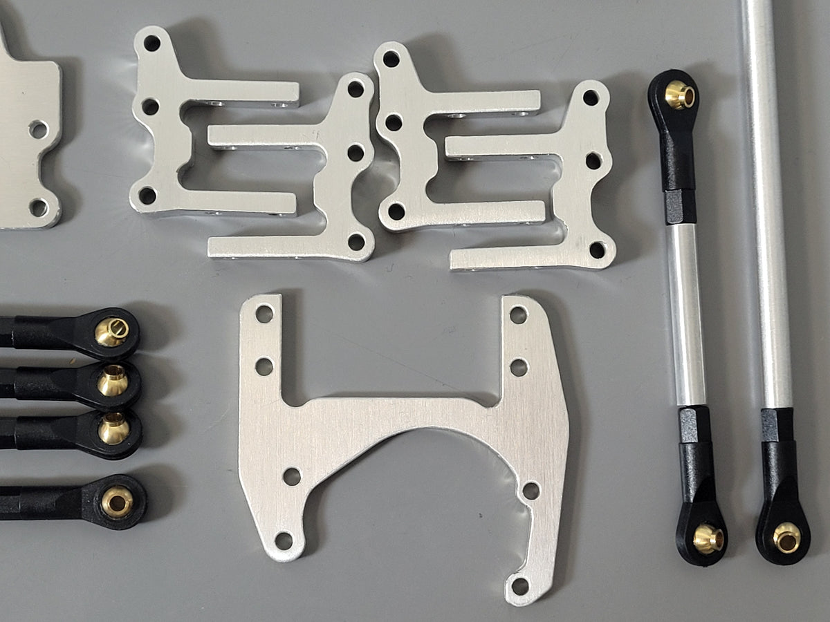 4-Link Suspension + Front Steering Mount Kit Lift Kit Tamiya 1/10 Toyota Tundra Toy Truck