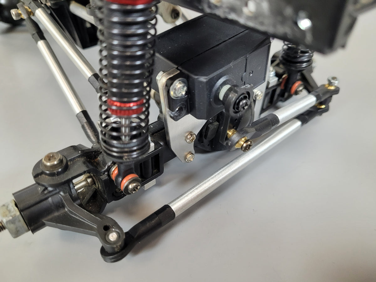 4-Link Suspension + Front Steering Mount Tamiya 1/10 R/C Toyota Hilux Ford F350 Lift Kit