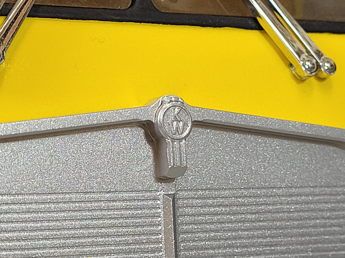 Aluminum KW Style Front Grill Guard Plate Tamiya R/C 1/14 Globeliner Semi Truck