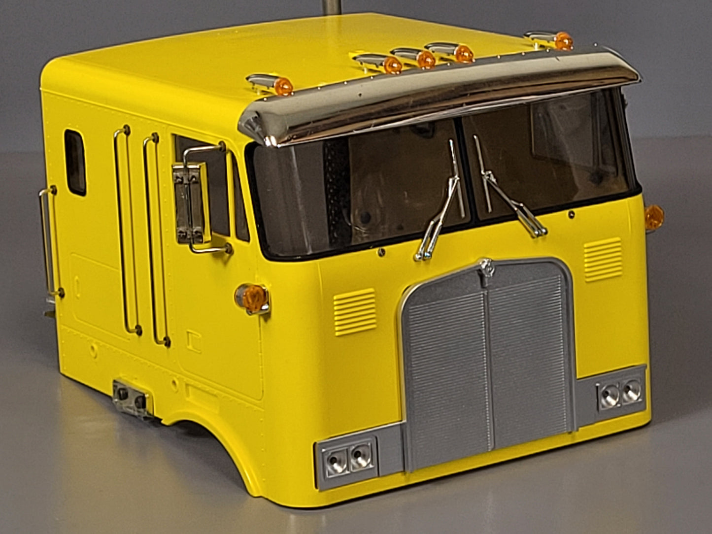 Aluminum "KW Style" Front Face Grill Guard Plate Tamiya R/C 1/14 Globeliner 56304 Truck Globe Liner