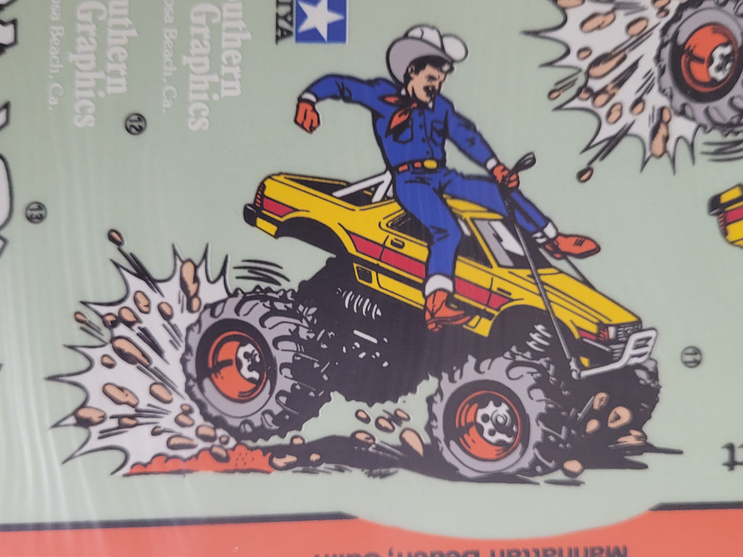 New Original 1987 Tamiya 1/2 Toyota Celica 5864 Decal Sticker Sheet 9495081 X10072