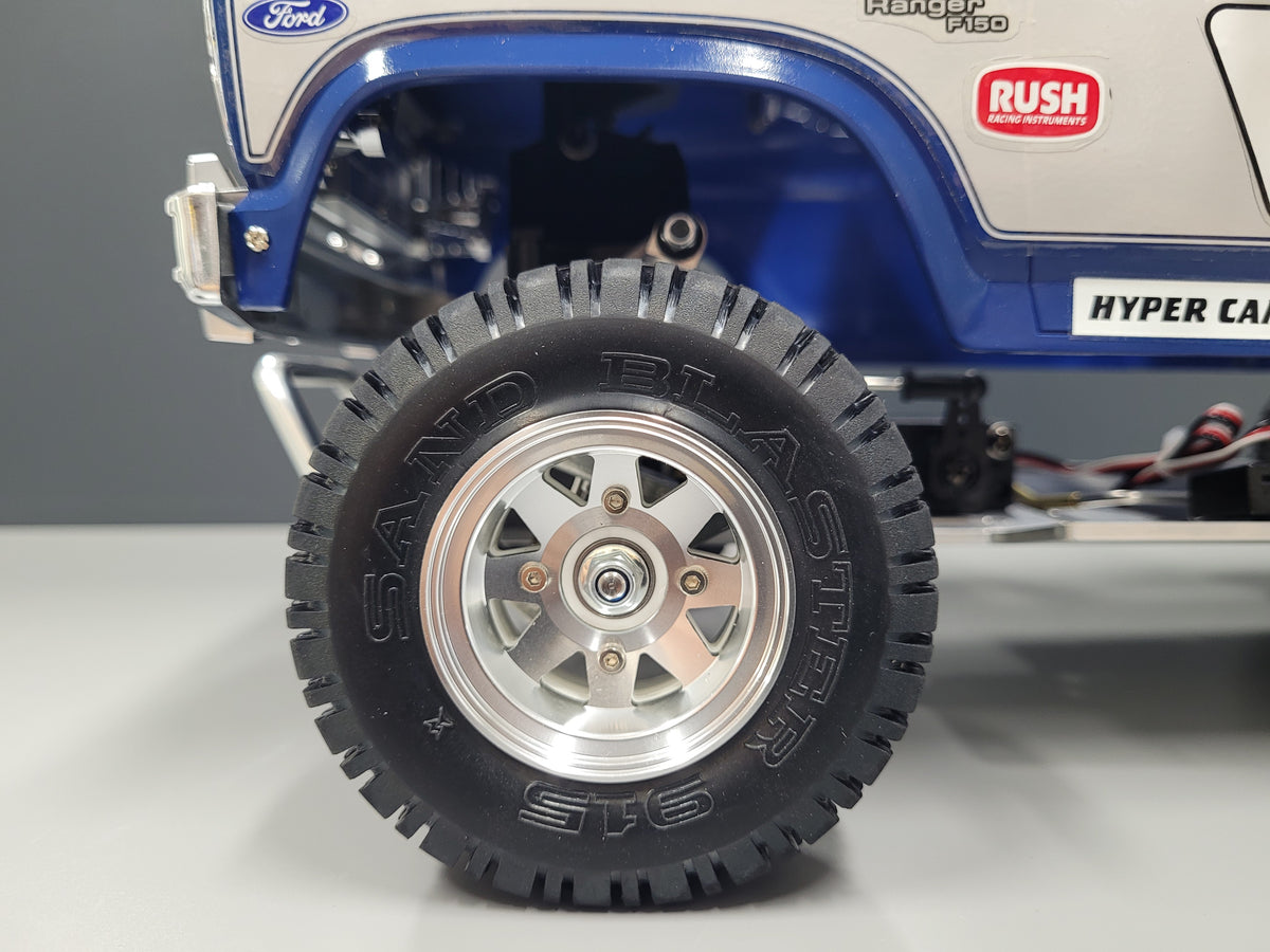 Aluminum Front + Rear Wheel Outer Cover Plate Tamiya 1/10 Subaru Brat F150 Ranger XLT