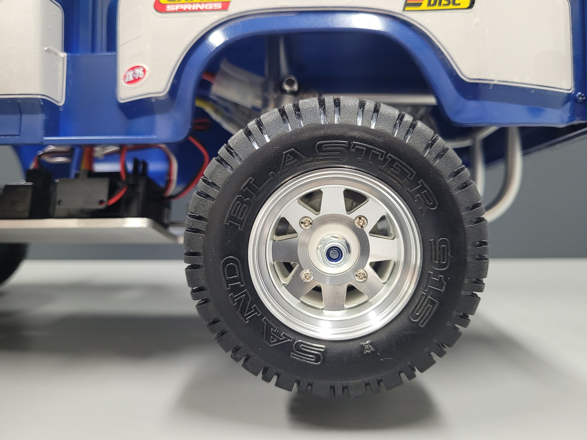 Aluminum Front + Rear Wheel Outer Cover Plate Tamiya 1/10 Subaru Brat F150 Ranger XLT