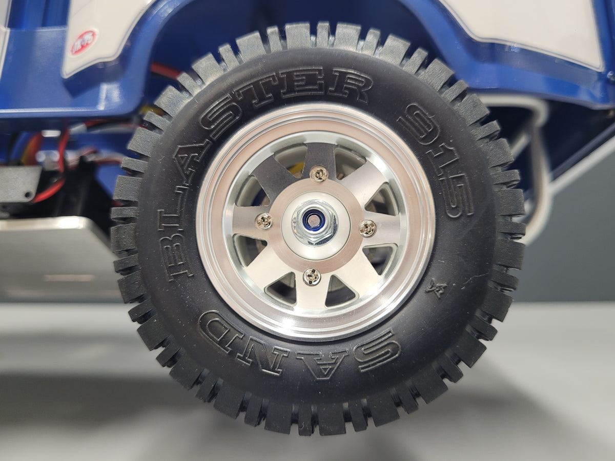 Aluminum Front + Rear Wheel Outer Cover Plate Tamiya 1/10 Subaru Brat F150 Ranger XLT