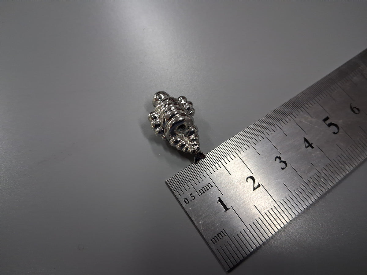 "Toy" Alloy Tire Man Hood Ornament Emblem Tamiya 1/14 King Grand Knight Hauler