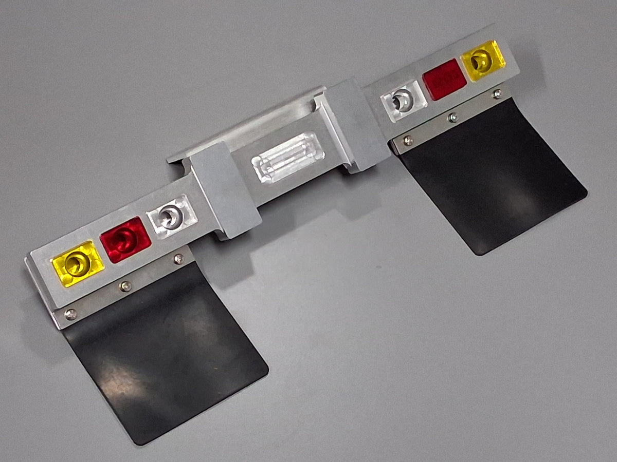 Aluminum Rear Bumper w/ Flaps for Tamiya R/C 1/14 Semi Flatbed Trailer Truck