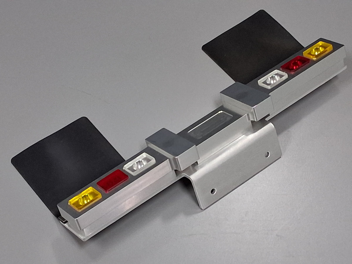 Aluminum Rear Bumper w/ Flaps for Tamiya R/C 1/14 Semi Flatbed Trailer Truck