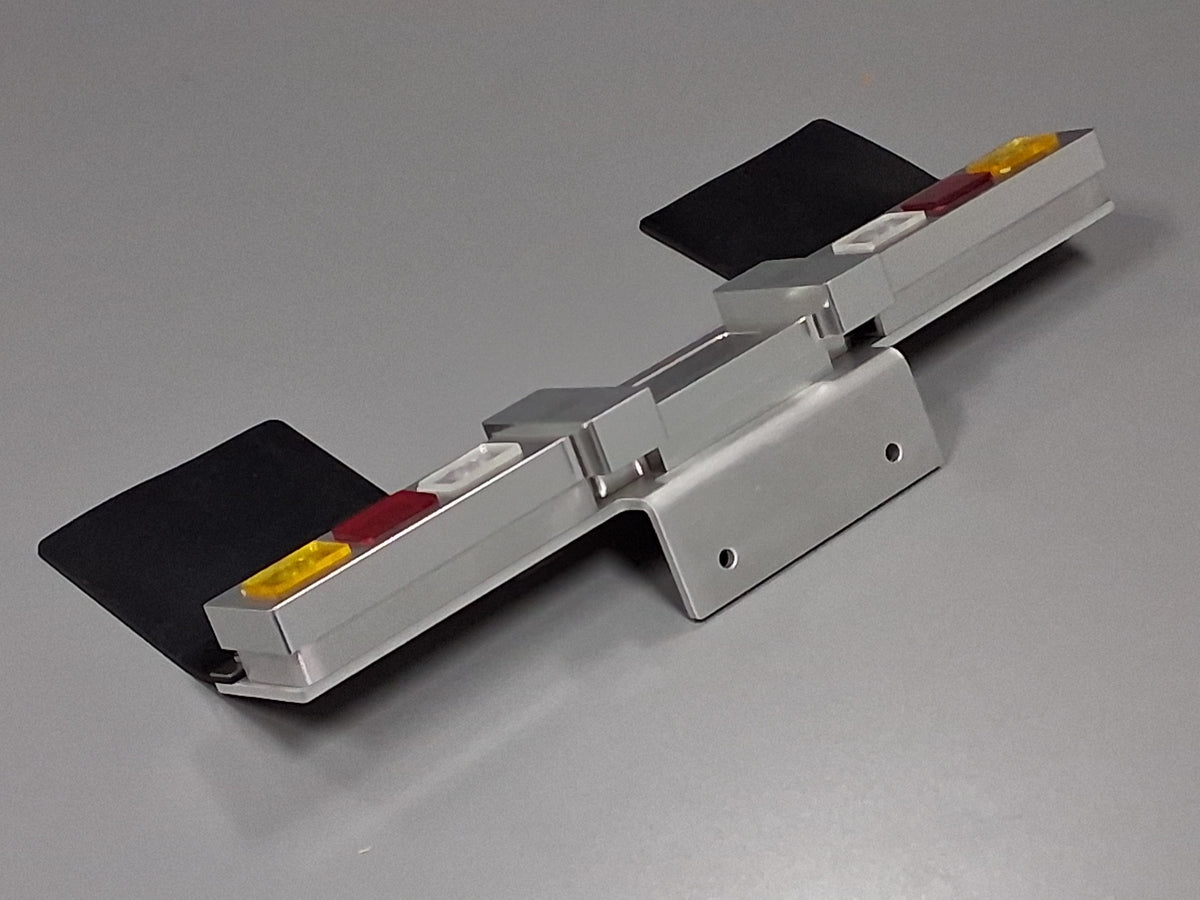 Aluminum Rear Bumper w/ Flaps for Tamiya R/C 1/14 Semi Flatbed Trailer Truck
