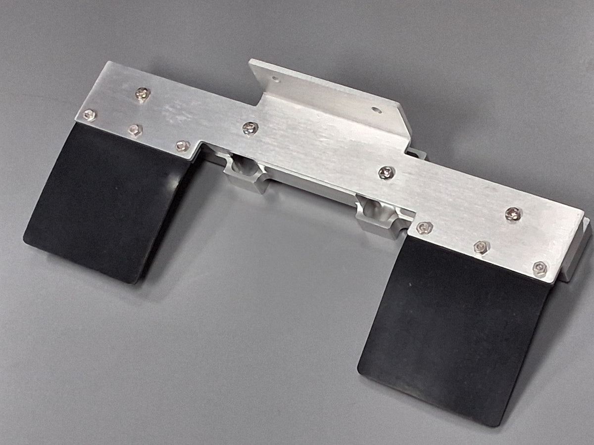 Aluminum Rear Bumper w/ Flaps for Tamiya R/C 1/14 Semi Flatbed Trailer Truck