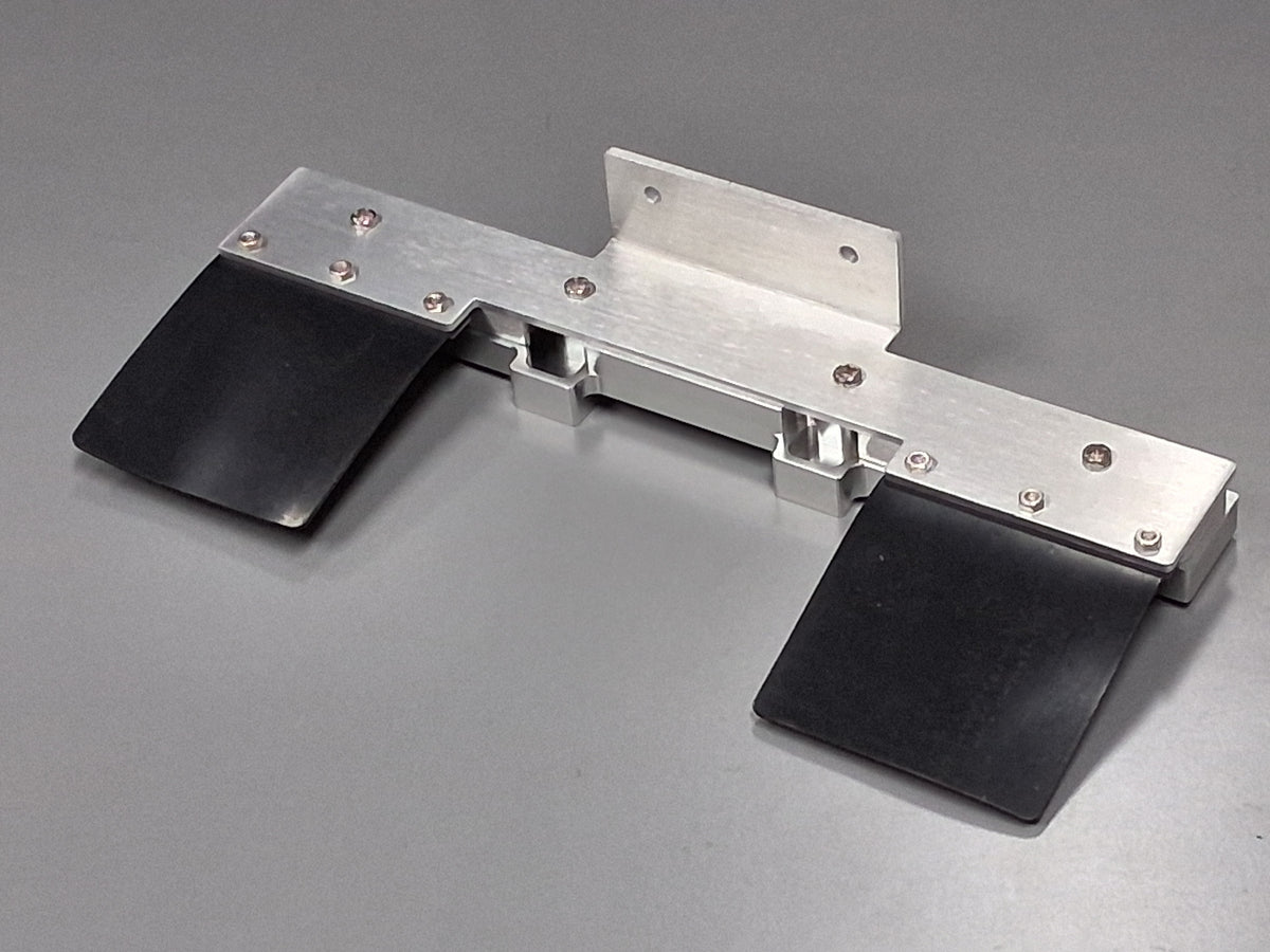 Aluminum Rear Bumper w/ Flaps for Tamiya R/C 1/14 Semi Flatbed Trailer Truck