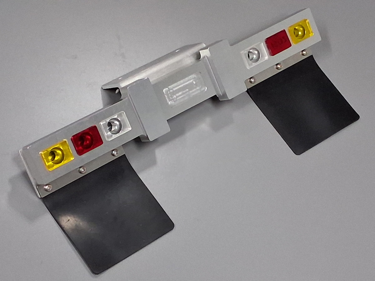 Aluminum Rear Bumper w/ Flaps for Tamiya R/C 1/14 Semi Flatbed Trailer Truck