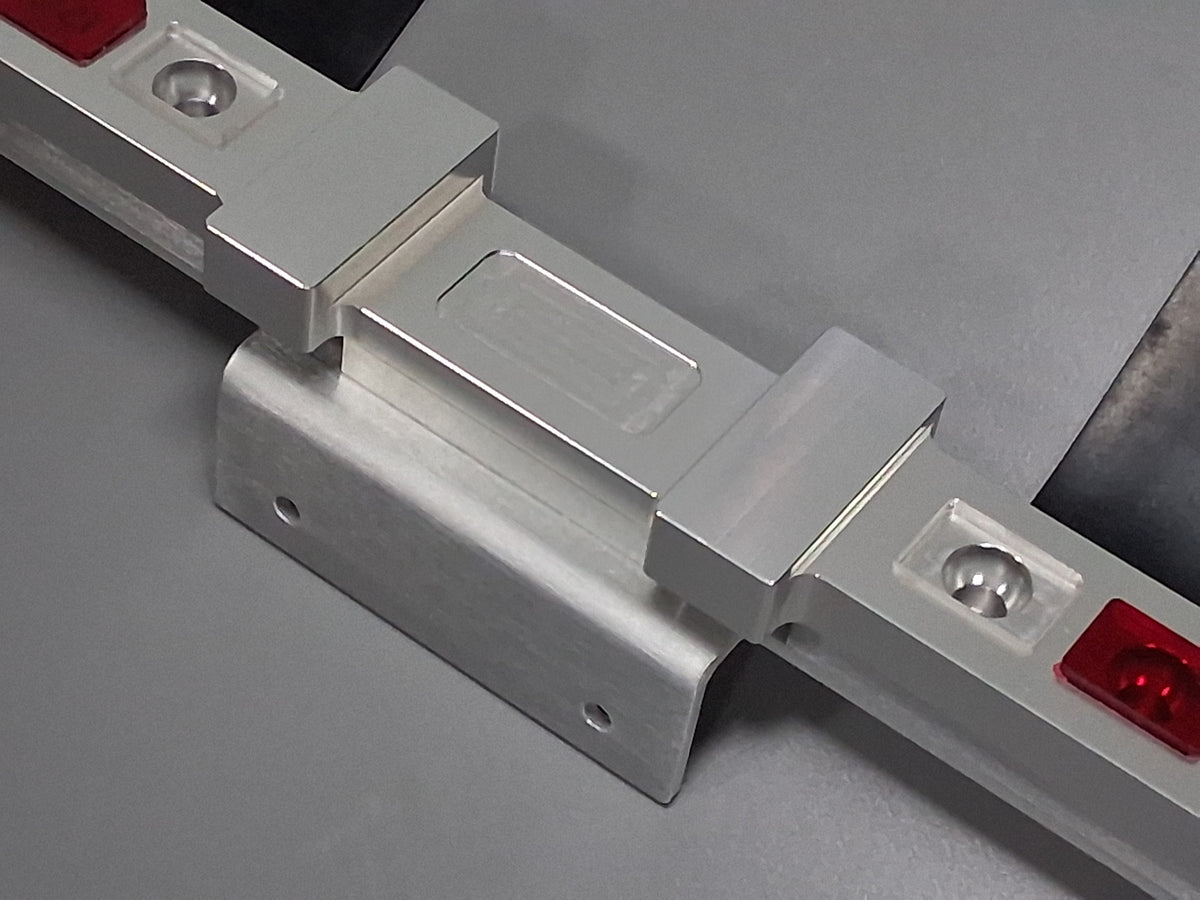 Aluminum Rear Bumper w/ Flaps for Tamiya R/C 1/14 Semi Flatbed Trailer Truck