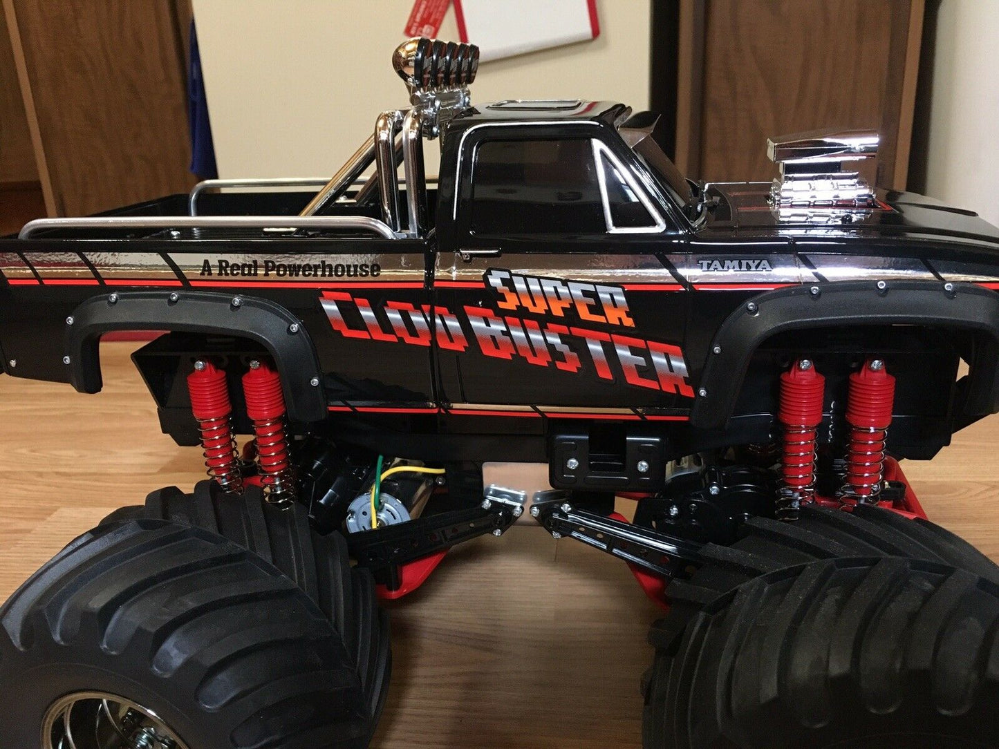 Black Rubber Side Fender Flares Guard Protector Add On for Tamiya 1/10 R/C Toy Super Clodbuster Truck