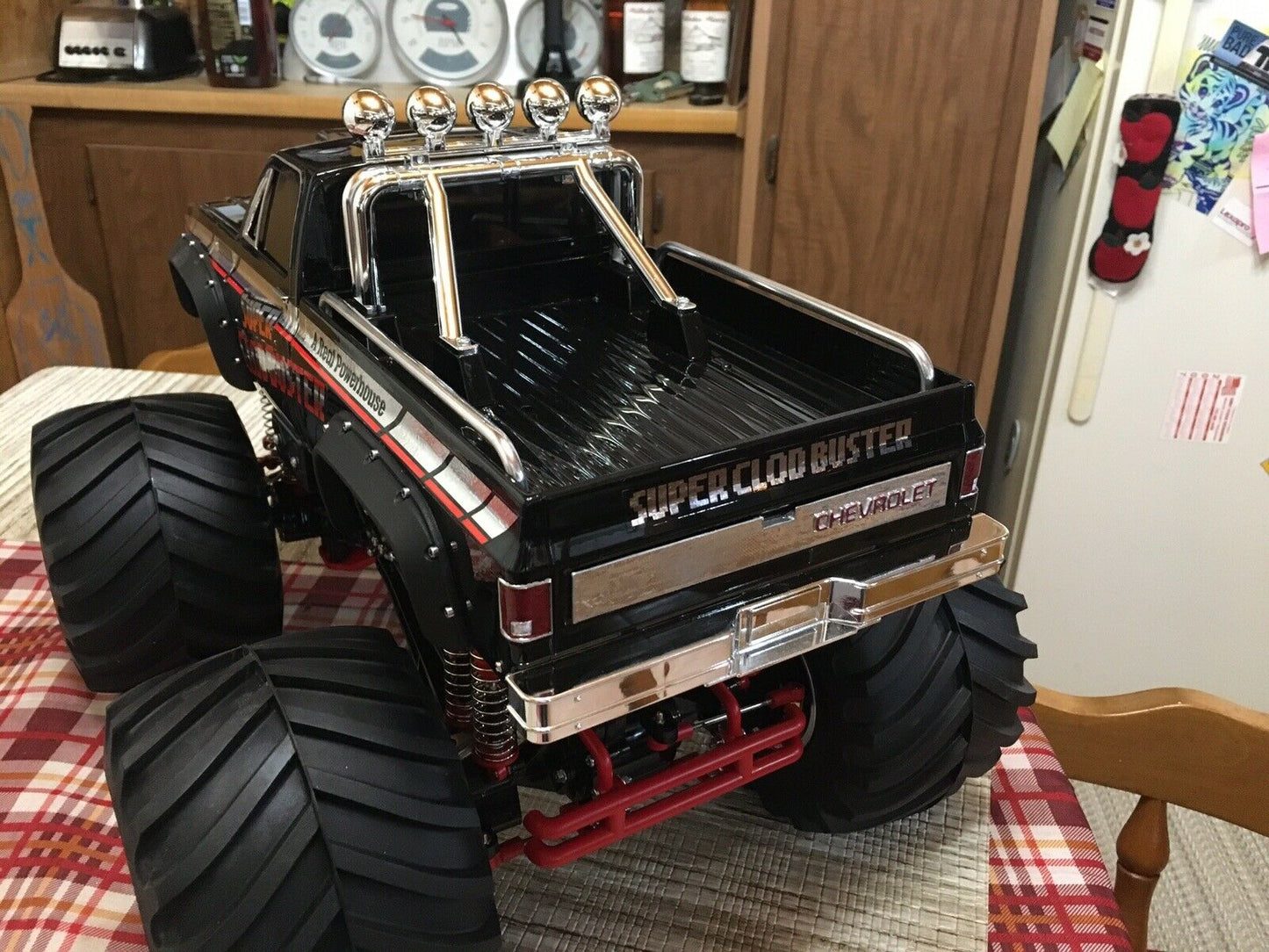 Black Rubber Side Fender Flares Guard Protector Add On for Tamiya 1/10 R/C Toy Super Clodbuster Truck