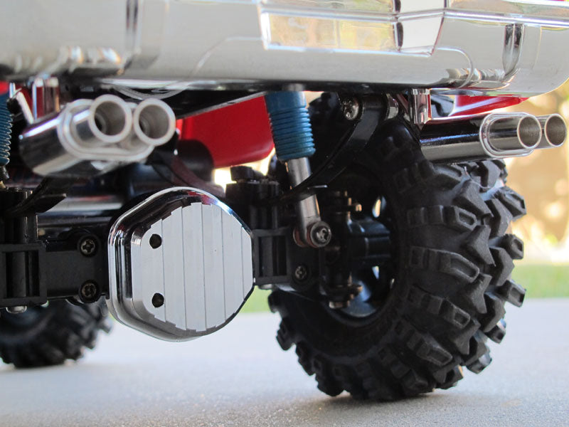 One Aluminum Axle Differential Cover Guard Tamiya R/C 1/10 Ford F350 F-350 Toyota Hilux Tundra