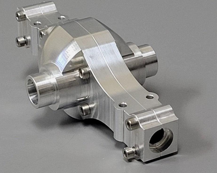 Aluminum Rear Middle Mid Single Axle Diff Housing Cover for Tamiya R/C 1/14 King Hauler Grand Hauler Knight Hauler Cascadia Scania Globeliner Aeromax Actros