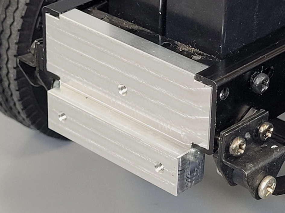 Aluminum Flush Front Bumper Bracket Mount Tamiya 1/14 King Knight Grand Hauler Globeliner