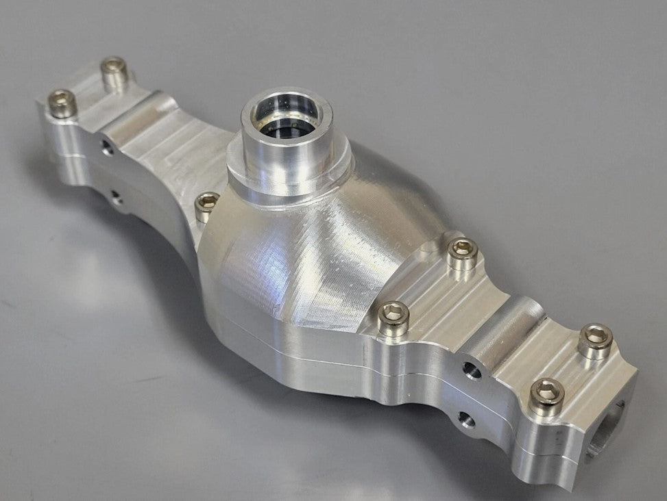 Aluminum Rear Single Axle Case Housing Cover for Tamiya Toy R/C 1/14 King Hauler Knight Hauler Grand Hauler Globeliner Scania Cascadia Actros