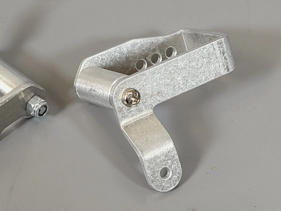Pair Aluminum Steering Linkage Arm Kit Tamiya 1/10 Super Clodbuster Bullhead